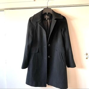 London Fog Black Peacoat